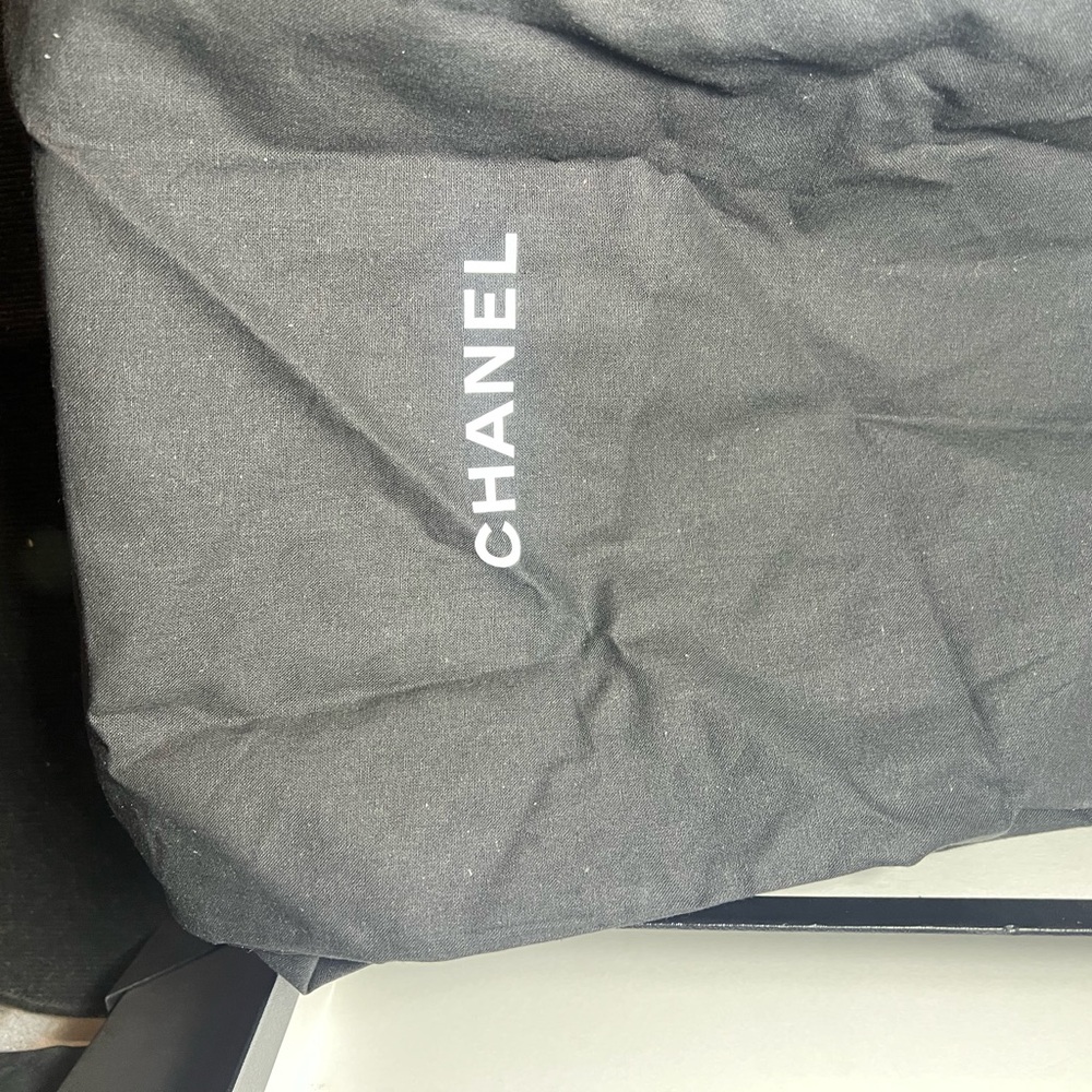 CHANEL Sneakers Blue and White Athletic Shoes with Silver Detail - Picture 8 of 10